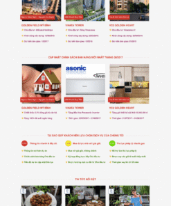 Bất động sản 03 - Mẫu website giới thiệu về bất động sản không có giỏ hàng