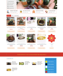Đá quý – Mẫu website bán đá quý