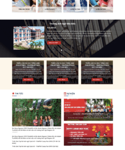 Giáo dục 05 - Mẫu website về giáo dục - đào tạo - khoá học