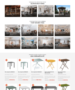 Nội thất 17 - Mẫu website bán các sản nội thất