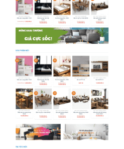 Nội thất - Mẫu website giới thiệu về nội thất